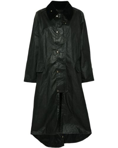 Maison Margiela Distressed-effect Coat - Black