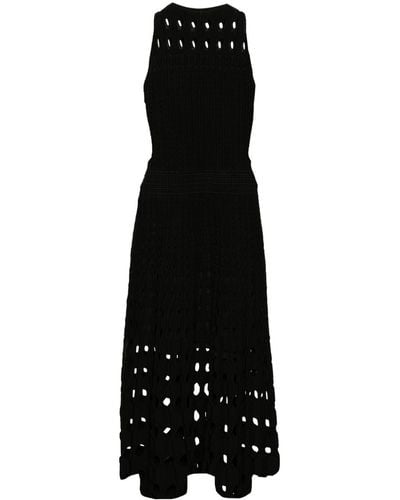 Jonathan Simkhai Nash Open-knit Dress - Black