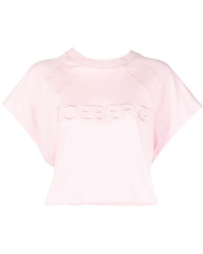 Iceberg クロップド Tシャツ - ピンク