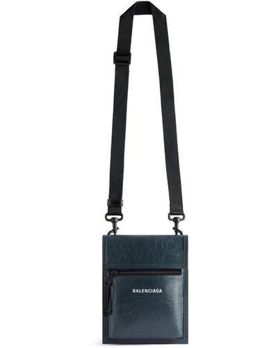 Balenciaga Small Explorer Shoulder Bag - Blue