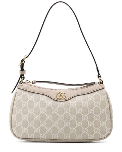 Gucci Neutral Ophidia gg Small Shoulder Bag - Metallic