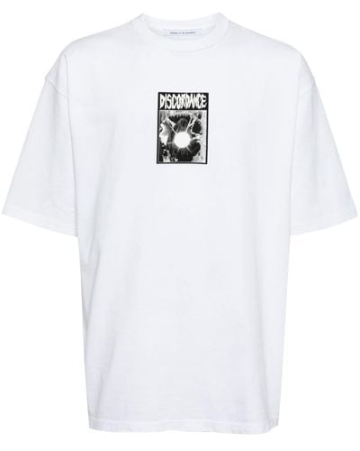Children of the discordance Graphic-print Cotton T-shirt - White