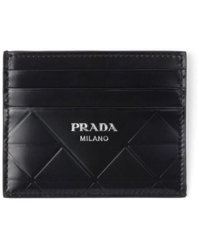 Prada カードケース - ブラック