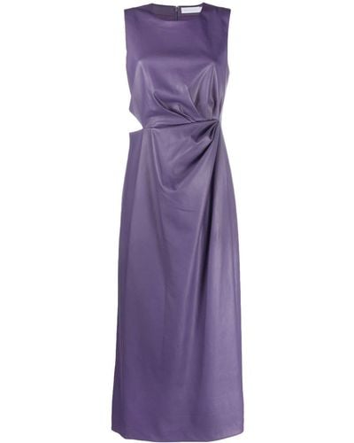 Jonathan Simkhai Cut-out Detail Maxi Dress - Purple