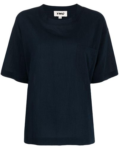 YMC Triple T-Shirt - Blau