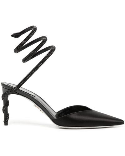 Rene Caovilla Zapatos Margot con tacón de 80mm - Negro