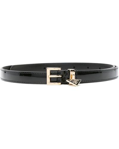 Prada Cinturón con logo de apliques - Negro