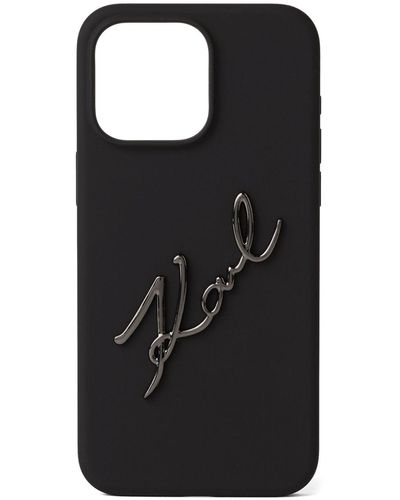 Karl Lagerfeld K/signature Iphone 15 Pro Max Case - Black