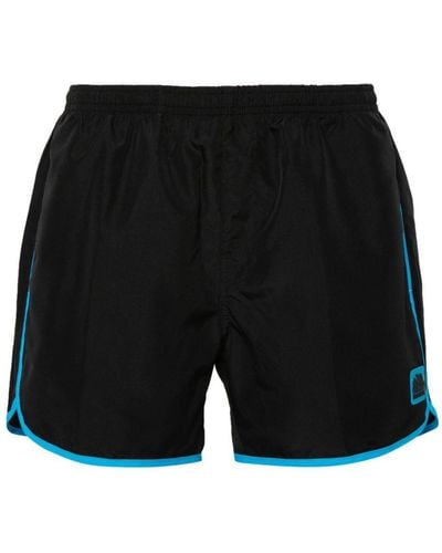 Sundek Logo-patch Swim Shorts - Black