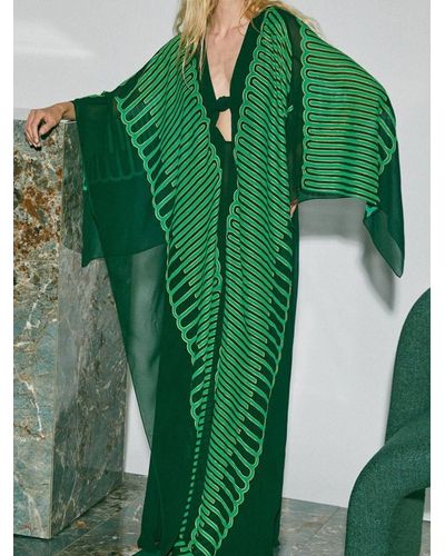 Johanna Ortiz Tejiendo El Tropico Maxi Dress - Green