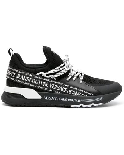 Versace Dynamic Sneakers Met Vlakken - Zwart