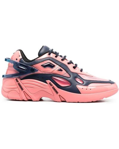 Raf Simons Cylon 21 Leather Sneakers - Pink