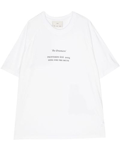 Song For The Mute Cats T-shirt - White