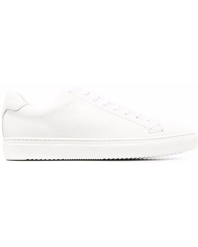 Doucal's Glattleder Low-top Sneakers - White