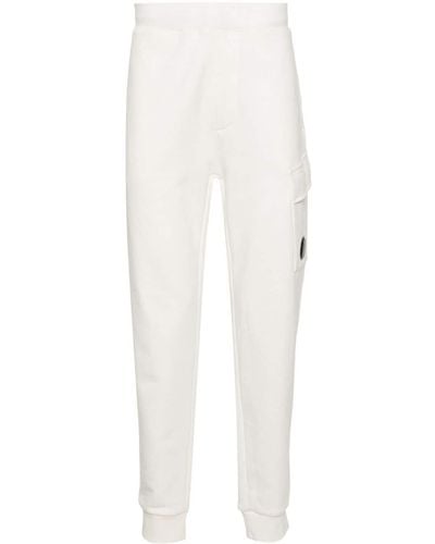 C.P. Company Lens-detail Cotton Track Trousers - White
