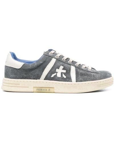 Premiata Russell Logo-patch Sneakers - Gray