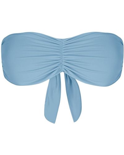 Clube Bossa Top de bikini Venet fruncido - Azul
