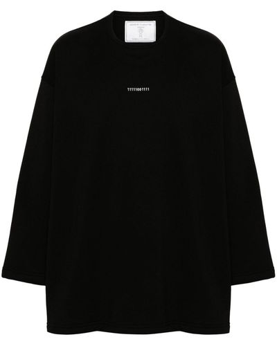Societe Anonyme Katoenen Sweater Met Print - Zwart