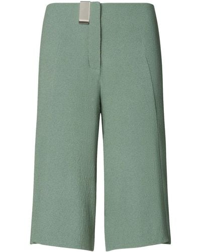Tory Burch Stretch Crepe Trousers - Green