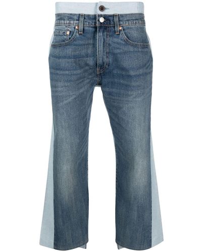 Junya Watanabe Cropped Jeans - Blauw