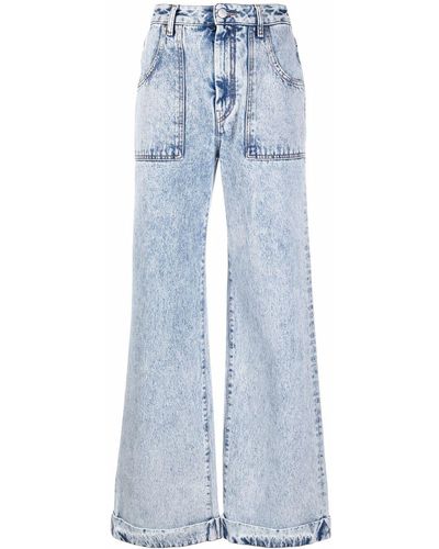 Alessandra Rich Flared Jeans - Blauw