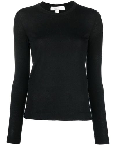 Ralph Lauren Collection Round-neck Knit Sweater - Black