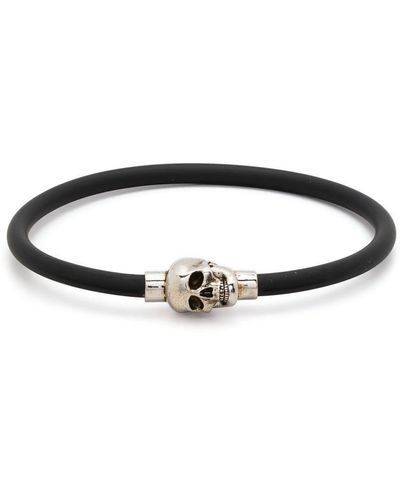 Alexander McQueen Pulsera de goma con calavera de - Multicolor