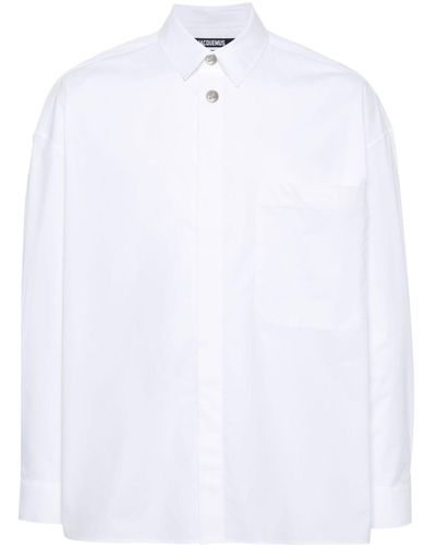Jacquemus La Chemise Manches Longue Shirt - White