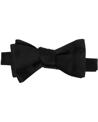 Maison Margiela Silk Bow Tie - Black