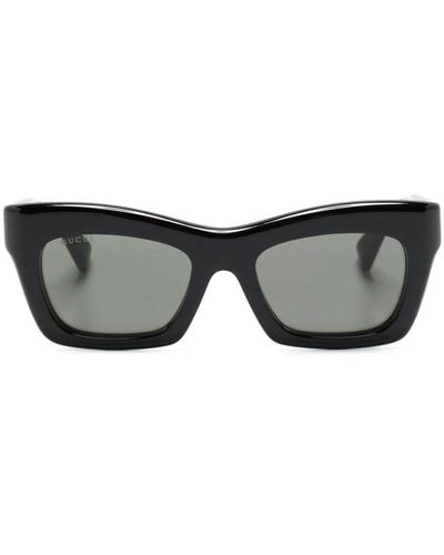 Gucci Sonnenbrille mit Cat-Eye-Gestell - Schwarz