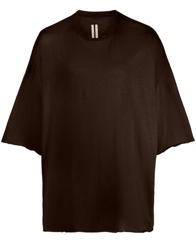 Rick Owens Tommy Tシャツ - ブラウン
