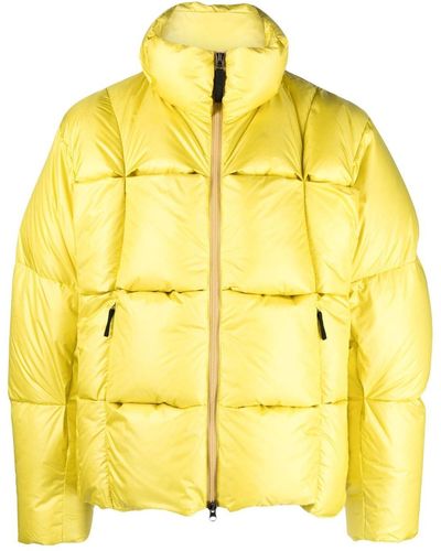 Goldwin Three-dimensional Padded Jacket - Yellow
