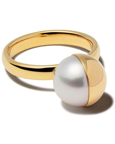 Tasaki 18kt Yellow Gold M/g Arlequin Ring - Metallic