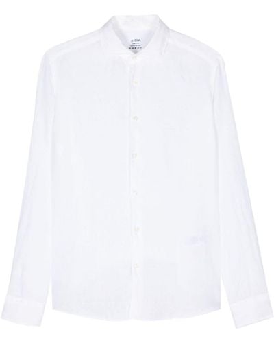 Altea Mercer Leinenhemd - Weiß