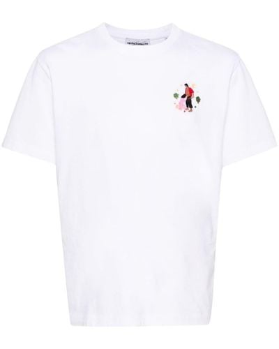 Carne Bollente First Kiss Cotton T-shirt - White