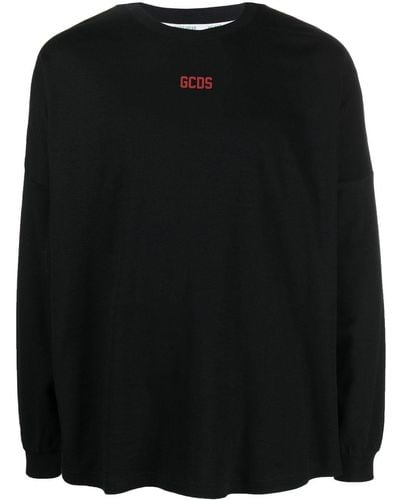 Gcds T-shirt imprimé à manches longues - Noir