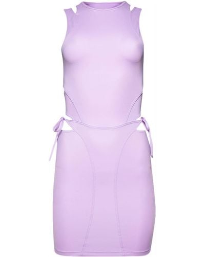 Vetements Deconstructed Bikini Minidress - Purple