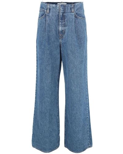 SLVRLAKE Denim Taylor Jeans mit weitem Bein - Blau