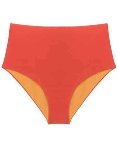 Lygia & Nanny Violeta High-waisted Bikini Bottoms - Orange