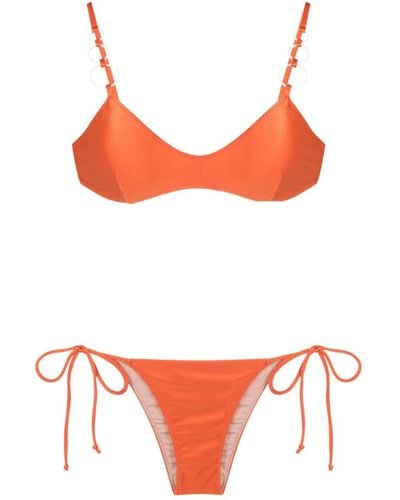 Adriana Degreas Bikini mit Ring - Orange