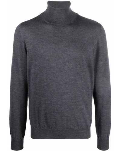 Fileria Roll-neck Fitted Sweater - Gray