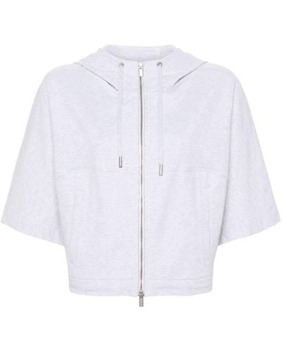 Peserico Zip-up hoodie - Weiß