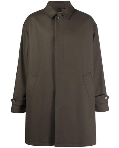 Mackintosh Soho Wool Coat - Grey