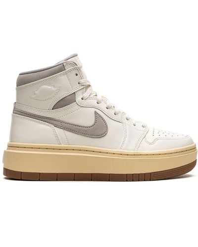 Nike Air 1 Elevate High Se "sail/pale Vanilla/gum Medium Brown/college Grey" Sneakers - White