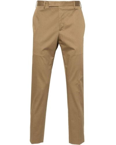 PT Torino Pressed-crease Trousers - ナチュラル
