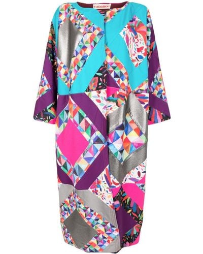 Olympiah Colour-block Patchwork Cotton-blend Kimono - White