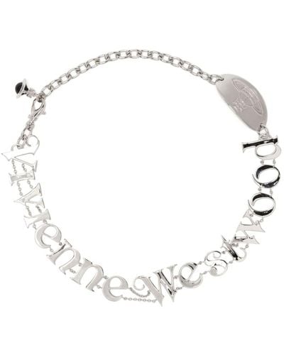 Vivienne Westwood Raimunda Choker Necklace - White