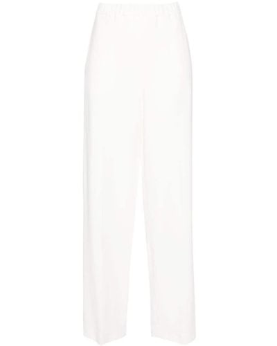 Fabiana Filippi Elasticated-waistband Trousers - White