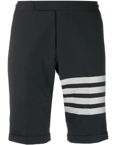 Thom Browne 4-bar Plain Weave Suiting Shorts - Black
