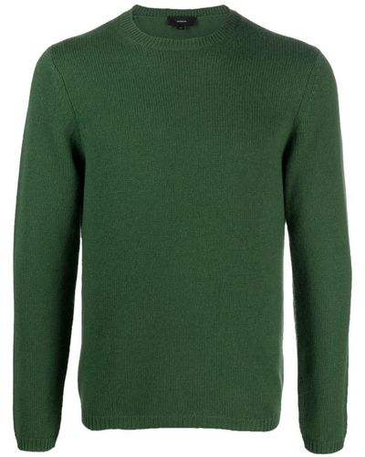 Vince Crew-neck Cashmere Sweater - Green